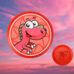 Frisbee amusant Dino pour les jeunes enfants