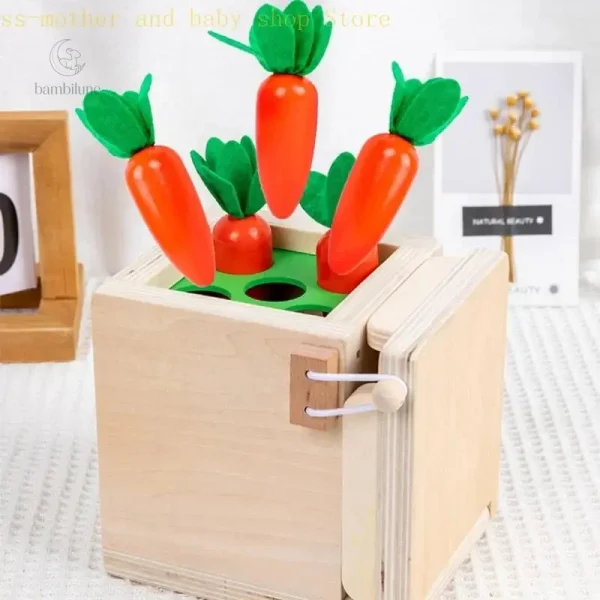 Jouets en bois pour le tri des couleurs et des formes