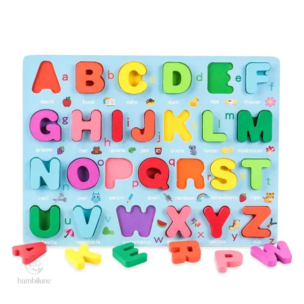 SmartBoard – Puzzle éducatif pour apprendre lettres et chiffres