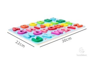 Apprentissage interactif avec le puzzle Montessori coloré