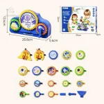 Roue dentée 3D éducative pour stimuler l'apprentissage ludique