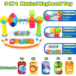 Activité ludique pour enfants avec un piano lumineux