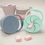 Snackcup pliable en silicone pour collations à emporter