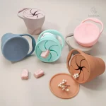 Récipient pliable pratique pour les petites portions
