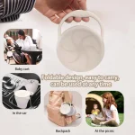 Contenant pliable pour un rangement facile dans le sac
