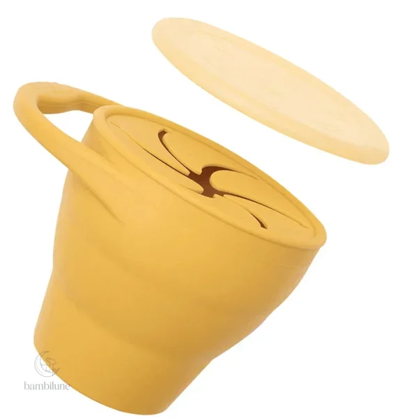 Snackcup en silicone, parfait pour les pique-niques