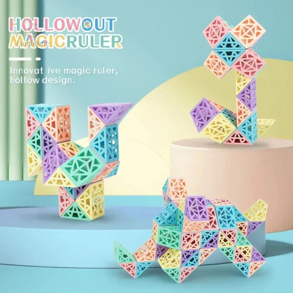 Snake Cube Set - Jeu de blocs de construction amusant