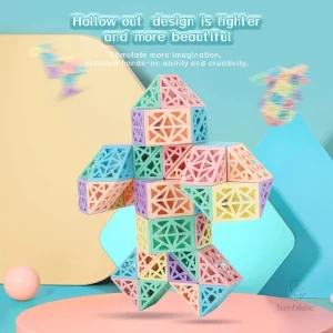Set de cubes serpent - Activité de construction interactive