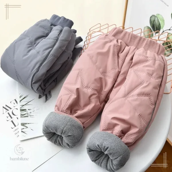 Pantalon de ski chaud pour les petits