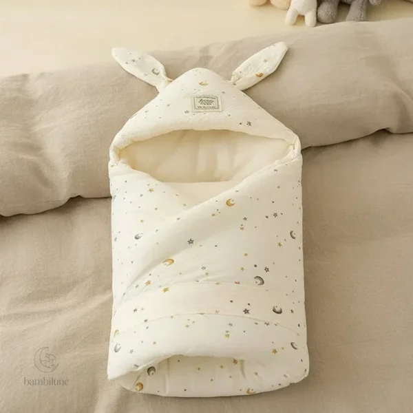Couverture d'emmaillotage SnuggleBear pour nuits paisibles