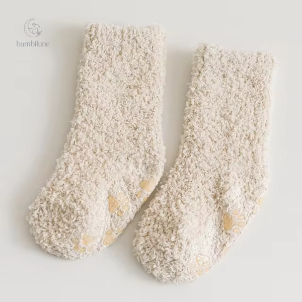 Chaussettes de bébé en polaire, douces et chaudes