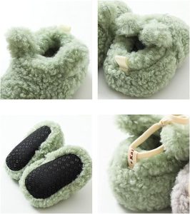 Chaud et sûr, pantoufles Bunny pour l'hiver