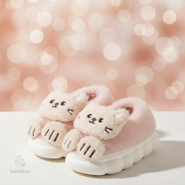 SnuggleKitty, chaussons enfants pour un hiver douillet