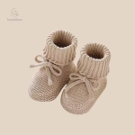 Chaussons pour bébés, confortables et tricotés à la main
