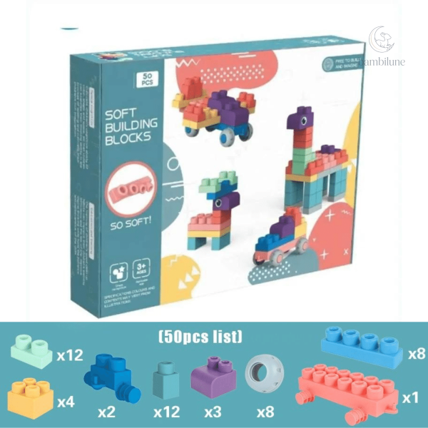 Blocs colorés pour stimuler l'imagination des enfants