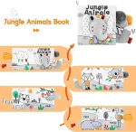 Livre tactile pour éveil des sens des tout-petits