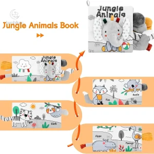 Livre tactile pour éveil des sens des tout-petits