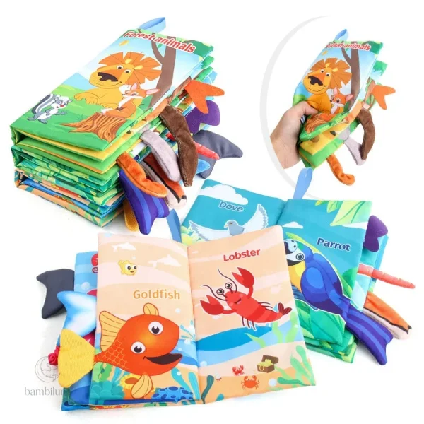 Soft Tail Book – Livret sensoriel pour bébés