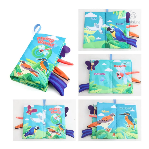 Sensory animal book for infants