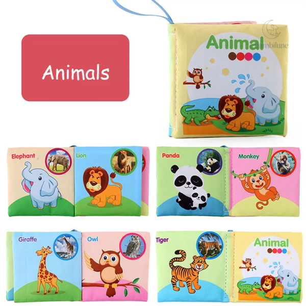 Livret d'animaux pour le développement sensoriel