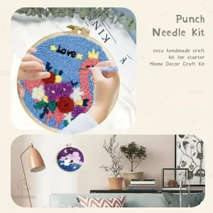 Activité DIY Punch Needle pour enfants de 7 ans