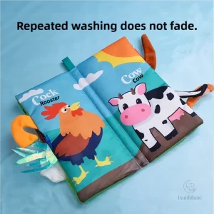 Livre interactif pour enfants de 0 à 1 an