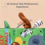 Livre à toucher avec illustrations attrayantes