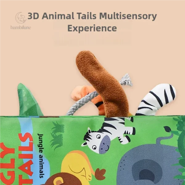 Livre à toucher avec illustrations attrayantes