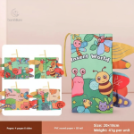 Livre pour bébé avec textures variées