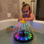 Jouet de jardin solaire pour divertir les enfants