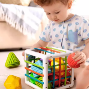 Cube pédagogique pour enfants - Trier et apprendre