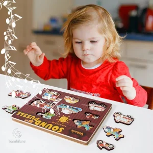 Jeu éducatif d'écoute pour enfants de 3 à 4 ans