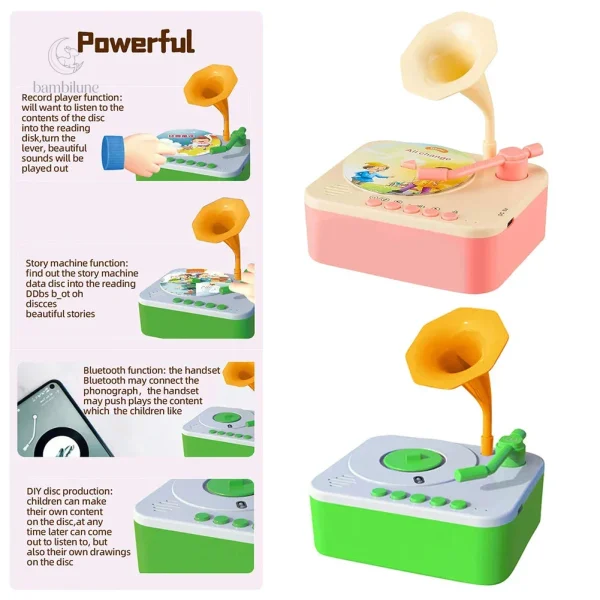 Gramophone interactif pour les petits de 4 à 5 ans