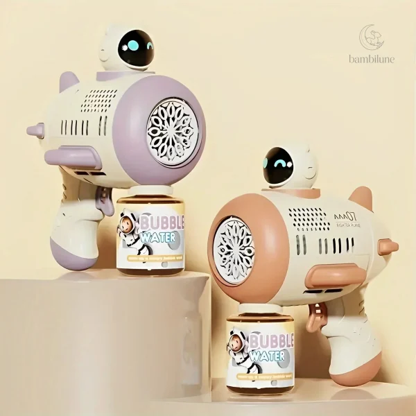 Bulles géantes avec le Spaceman Bubble Blaster