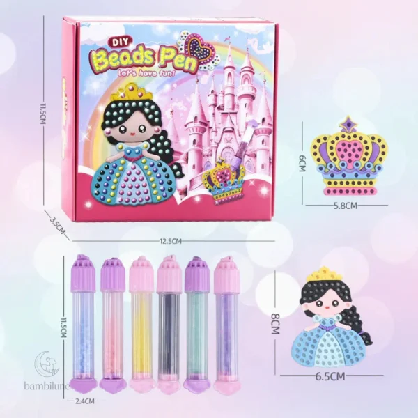 Perles à enfiler pour une activité manuelle captivante
