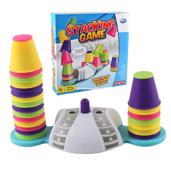 Speed Stacker - Jeu d'empilage pour enfants de 3 à 4 ans