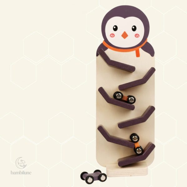 Course de voitures sur piste en bois SpeedSlide
