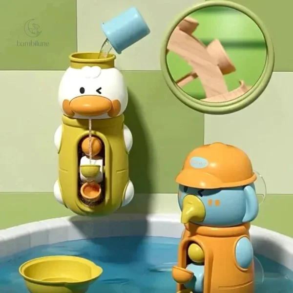 Jouet interactif pour rendre le bain plus amusant