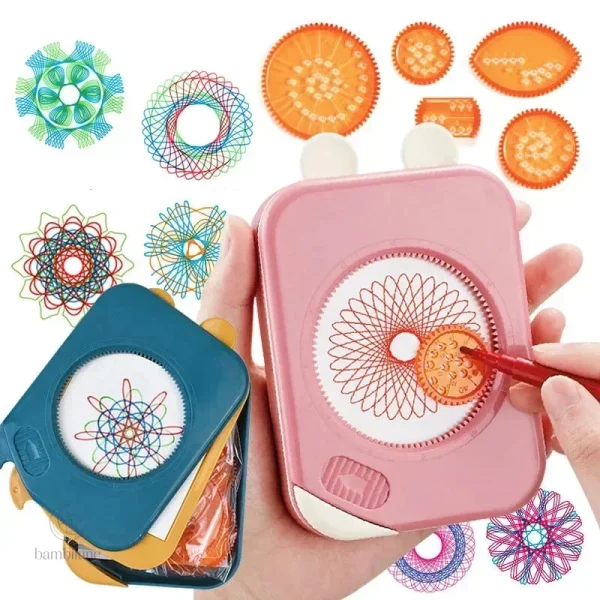 SpiroArt – Spirographe créatif pour enfants de 3 à 4 ans