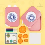 Outils de dessin colorés pour le SpiroArt éducatif