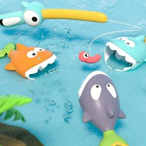Jouet de bain Splash & Catch avec cannes colorées