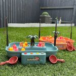 Pêche au canard ludique pour les enfants à l'heure du bain