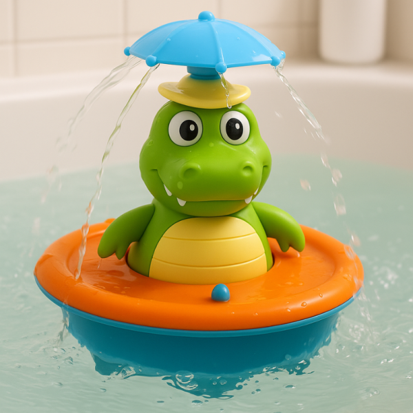 Jouets de bain SplashCroco pour piscine et baignoire