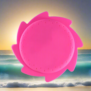 Frisbee aquatique coloré pour jeux d'été en famille