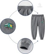 Vêtements décontractés pour enfants, pantalons de survêtement SportyFit
