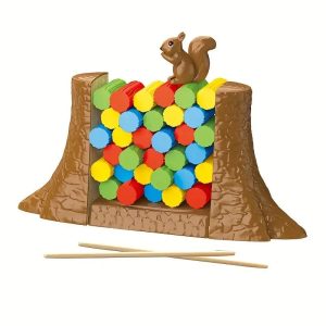 Squirrel Stacker - Jeu d'équilibre amusant pour enfants