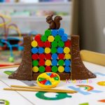 Jeu d'équilibre Squirrel Stacker pour enfants de 3 à 4 ans