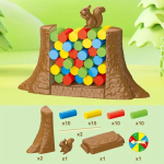 Jeu d'équilibre Squirrel Stacker, parfait pour les jeunes enfants