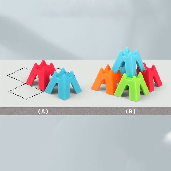 Piles de blocs colorés pour éveiller l'imagination