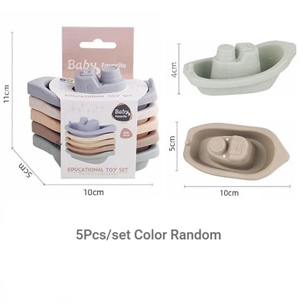 Jouets de bain empilables pour le plaisir aquatique des enfants
